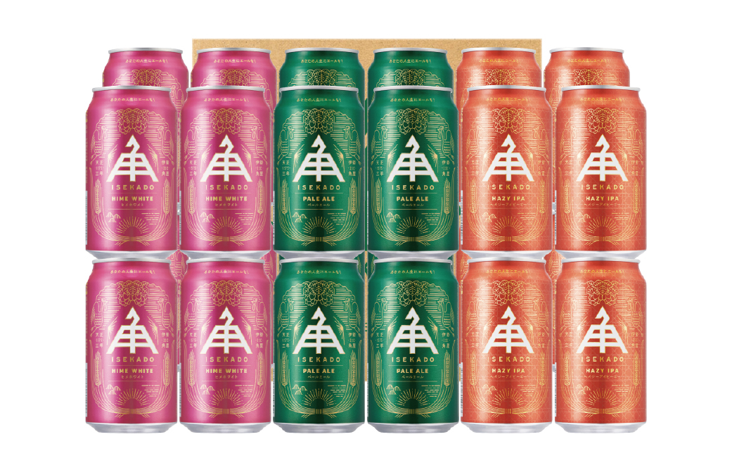863　伊勢角屋麦酒 ISEKADO 缶ビール　3種24缶セット 伊勢角屋麦酒 伊勢角 セット 24 缶 ビール お酒 クラフトビール 三重県 伊勢 世界大会金賞 ペールエール IPA お歳暮 ギフト 贈り物 晩酌 地ビール 爽快 飲み比べ