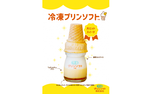 864　冷凍プリンソフト6個セット　スイーツ　お菓子　伊勢市　伊勢志摩　瓶入りプリン プリン　デザート 洋菓子　おやつ カラメル　アイス アイスクリーム　伊勢　ギフト　贈り物