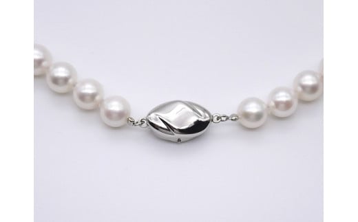 993　7.5-8.0mmアコヤ真珠ネックレスイヤリングセット