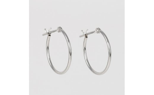 1094プラチナあこや本真珠2WAYフープピアス