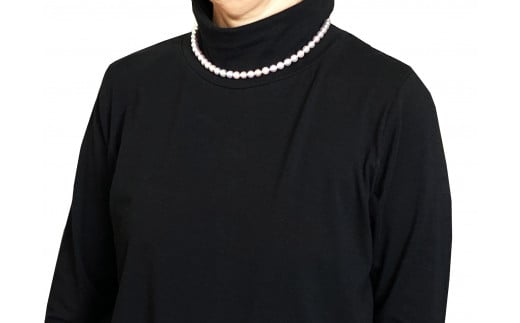 1412アコヤ真珠グレーネックレス 7.5～7.9mm