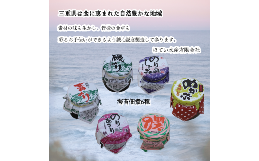 1447　美し三重の国　三重特産品詰合せセット　海苔　海　海産物　特産品　カルシウム　食物繊維　天然物　伊勢　伊勢市　三重県　佃煮