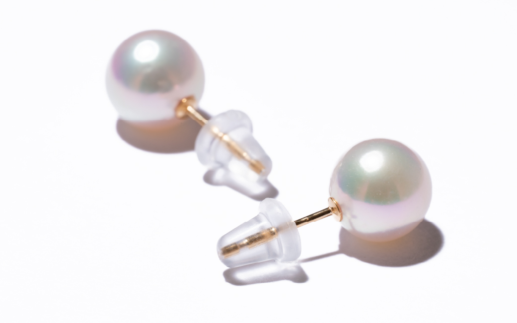 1455　アコヤ真珠 K18 ピアス 7.5mmup ピアス 真珠ピアス パールピアス 真珠 パール K18 ゴールド 18金 アコヤ真珠 あこや真珠 アコヤパール 7.5mm 7.5mmup フォーマル ジュエリー 貴金属 宝石 定番 伊勢市 伊勢 伊勢志摩 ギフト 贈り物 シンプル 冠婚葬祭 結婚式 入学式 卒業式