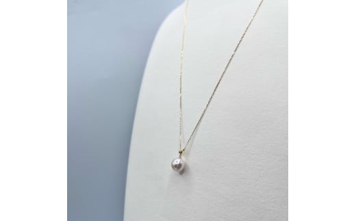 1669　K18YG　アコヤ真珠　Yチェーンペンダント　8mmアップ　真珠 ネックレス ペンダント アコヤ真珠 アコヤ貝 伊勢志摩 冠婚葬祭 結婚式 入学式 ギフト 贈り物 アクセサリー ジュエリー パール