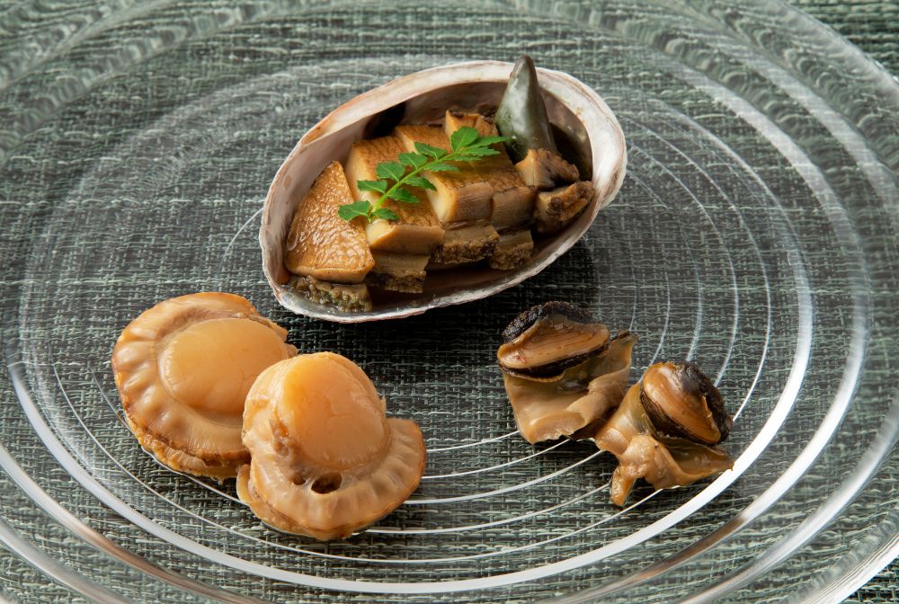 1760　〈伊勢せきや〉美しくに　歓　アワビ  貝 ギフト つぼやき  帆立