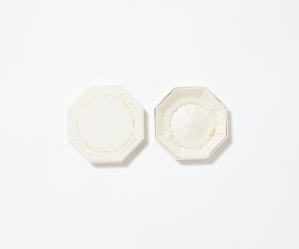 1897 伊勢の白玉幣・伊勢宝玉 白瑪瑙　伊勢とこわかや お守り 真珠 夫婦岩チョーカー あこや真珠 伊勢宝玉　天然石　白玉幣　伊勢の白玉幣　精麻