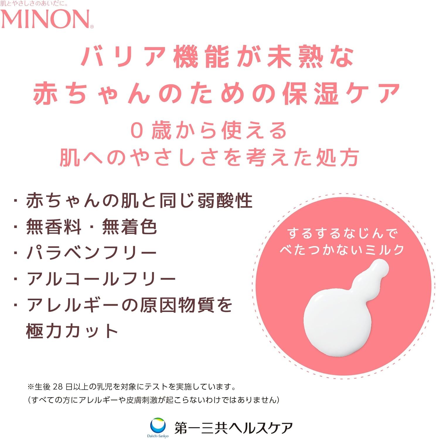 2022 ミノンベビー全身保湿ミルク2本　保湿クリーム ボディークリーム 敏感肌 赤ちゃん  肌トラブル スキンケア 乾燥肌 無香料 無着色 低刺激性 弱酸性 アレルギー 日やけ 雪やけ
