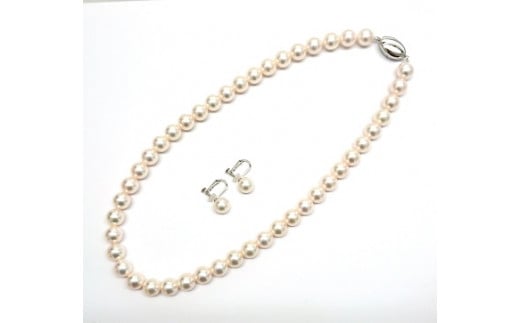 621 大粒アコヤ真珠8.5-9.0mmupネックレス・ピアスセット（イヤリングに変更可能） ネックレス 真珠ネックレス パールネックレス チョーカ 真珠 パール イヤリングセット ピアスセット アコヤ真珠 あこや真珠 アコヤパール 大粒 8.5mm 8.5mmup ジュエリー 貴金属 宝石 定番 伊勢市 伊勢志摩 ギフト 贈り物 シンプル フォーマル 冠婚葬祭 結婚式 入学式 卒業式