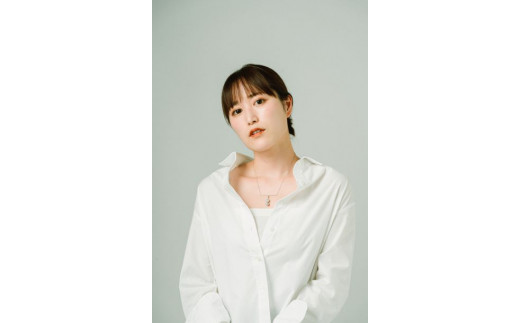 1263【the bar】Ptアコヤブルーパール2ドロップネックレス