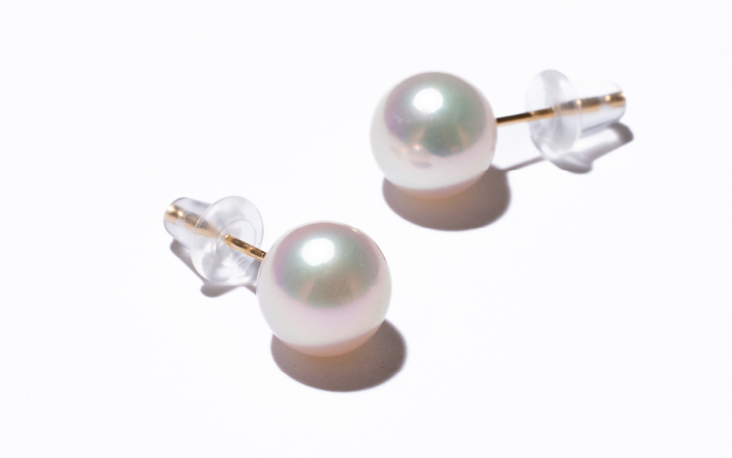 1455　アコヤ真珠 K18 ピアス 7.5mmup ピアス 真珠ピアス パールピアス 真珠 パール K18 ゴールド 18金 アコヤ真珠 あこや真珠 アコヤパール 7.5mm 7.5mmup フォーマル ジュエリー 貴金属 宝石 定番 伊勢市 伊勢 伊勢志摩 ギフト 贈り物 シンプル 冠婚葬祭 結婚式 入学式 卒業式
