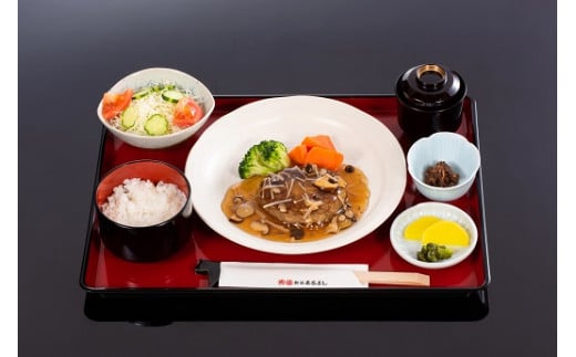 348まるよし伊勢おはらい町店　松阪牛牛鍋（切り落とし） or 松阪牛ハンバーグ（デミグラスソースorきのこ餡ソース）　ペアお食事券