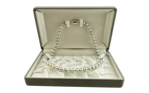 1412アコヤ真珠グレーネックレス 7.5～7.9mm