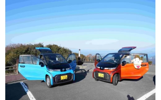 1542　電気自動車（C＋Pod車）で行く、伊勢神宮・二見・朝熊天空のポスト巡り　レンタカー　伊勢市　伊勢市駅　駅近　EV車　電気　自動車　移動　観光　伊勢志摩　二見　伊勢神宮　内宮　外宮　猿田彦神社　天空のポスト　穴場スポット