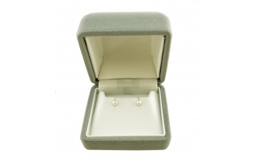 1709 アコヤ真珠8mm　プラチナ900 スタッドピアス