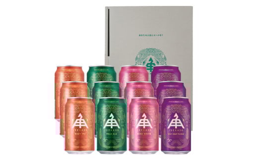 1728　【ギフト」BOX】 ISEKADO　新定番ビール　4種12缶セット 伊勢角屋麦酒 伊勢角 セット 缶  ビール お酒 クラフトビール 三重県 伊勢 世界大会金賞 金賞 ペールエール お中元 ギフト 贈り物 晩酌 地ビール 爽快 飲み比べ