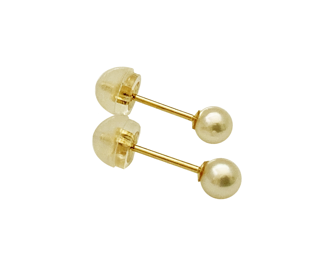 1730 アコヤ真珠3.5mm　K18 スタッドピアス