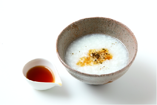 1763　〈あそらの茶屋〉朝かゆ　8食　おかゆ 秘伝のたれ 自宅用 縁起米 山椒 便利 個食