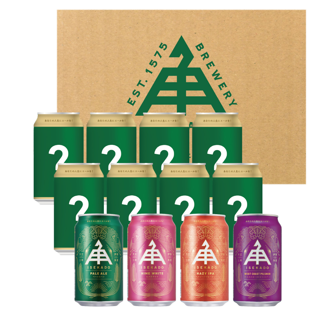 1811 ISEKADO 新定番4種4缶＋限定ビール8缶セット　缶ビール 地ビール  セット 伊勢角屋麦酒 伊勢角  限定 ビール お酒 クラフトビール 三重県 伊勢  ギフト 贈り物 晩酌  飲み比べ