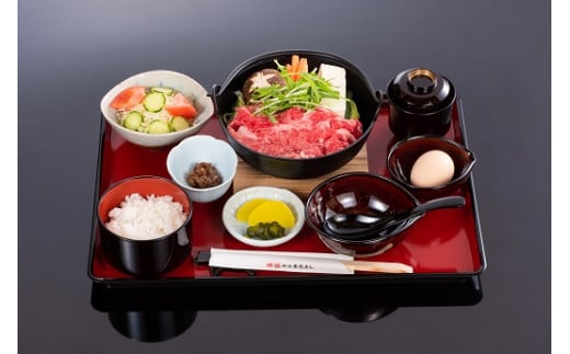 348まるよし伊勢おはらい町店　松阪牛牛鍋（切り落とし） or 松阪牛ハンバーグ（デミグラスソースorきのこ餡ソース）　ペアお食事券