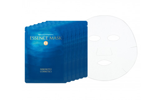 812ミキモト　コスメティックス　エッセンスマスクLX(6枚入り) ミキモトグループ 御木本製薬 老舗化粧品会社 伊勢製造 伊勢志摩産真珠成分（保湿成分） 伊勢の水 超純水 シート状 マスク 化粧品 エマルション 美容液 スキンケア 保湿 コットン 原料100% ソフトな肌触りのシート 無香料 無着色 アレルギーテスト済み 17ml 全顔用 週1～2回