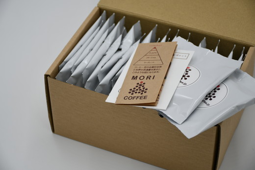 【1.2-10】MORI COFFEEオリジナルコーヒーバッグ24袋箱入ギフトセット