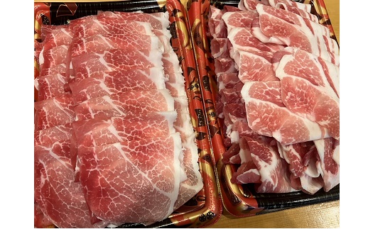 【1.9-8】松阪豚 切り落とし 上モモ ショルダー 食べ比べ 計1.6kg まつぶた 希少 ふるさと納税 豚肉 ブランド 鍋 鉄板焼 カレー 炒め物 生姜焼き ポーク コラーゲン ぶた肉 三重 松阪 肉 送料無料