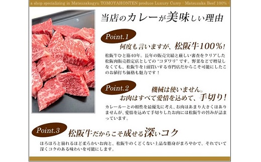 【2.5-16】松阪牛レトルトカレー６箱化粧箱入り(中辛６)　(松阪肉100% 松坂牛 ビーフカレー カレー 豪華 ディナー 柔らかい 霜降り 高級ブランド牛 ギフト お中元 お歳暮 牛肉 とろける 和牛 三重県 松阪市 A4 A5 特産）