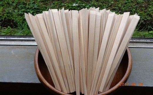 【5-13】杉の柾目割箸（100本×15束）