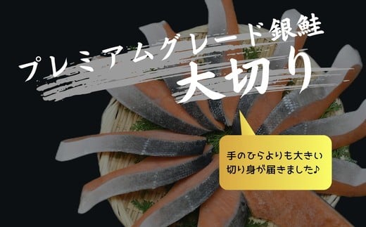 【2-186】銀鮭切り身 骨取り 無塩 2kg 無添加 2キロ 冷凍 鮭 プレミアム バラ凍結 ウロコ取り 骨なし さけ サケ しゃけ シャケ 切り身