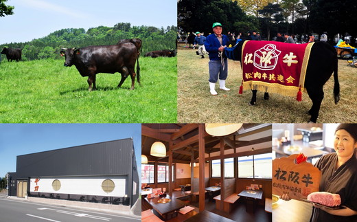 【1-412】松阪牛自家製タレ漬け焼肉用（バラ・モモ）計400ｇ