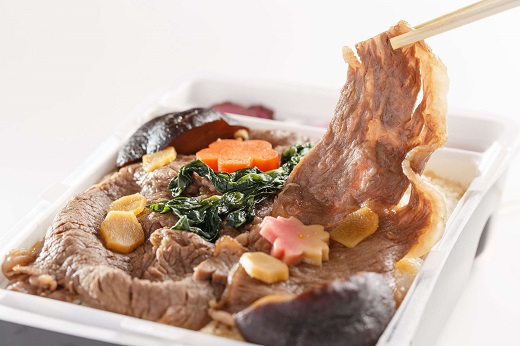 【1.5-46】最高級の松阪牛を使った 日本一の加熱式すき焼き弁当 匠の技松阪牛物語（1個入り）