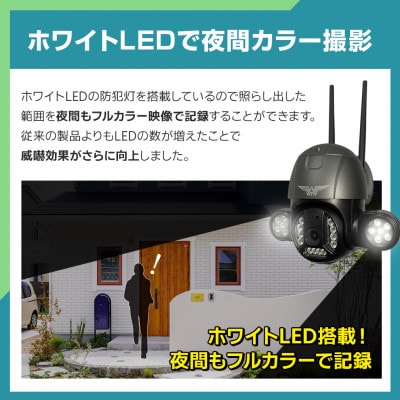 監視・防犯カメラ 屋外 家庭用 夜間フルカラー ゴマちゃん防犯灯 WTW-E1856GBX: 鈴鹿市ANAのふるさと納税