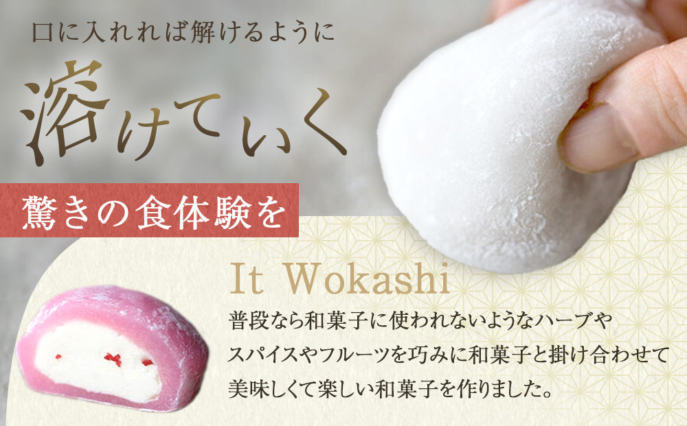 大徳屋長久の飲めるほどに柔らかいクリーム大福6種(ItWokashi)