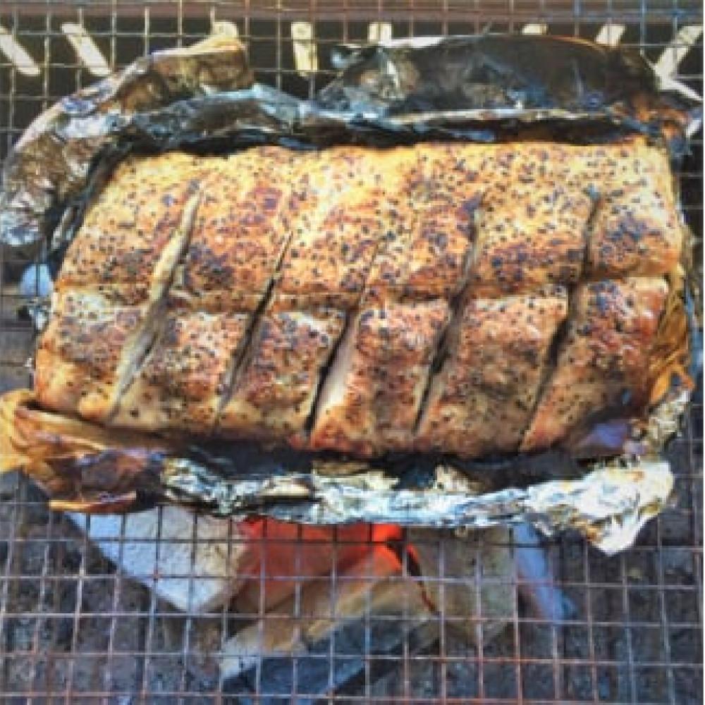 味付きバックリブ(ハーブスパイス)約400g×2p・追いスモーク(燻製)セット付