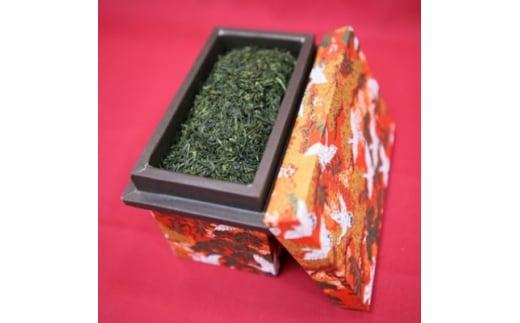 伊勢茶入り高級ミニ茶箱ギフト(100g×1個)