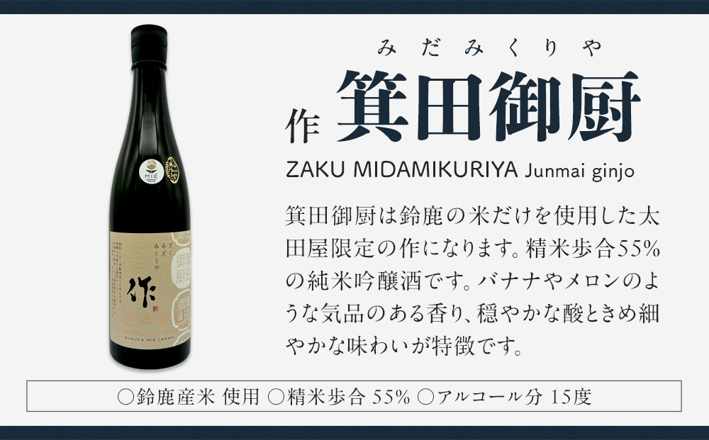 作 箕田御厨 750ml