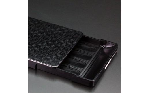 名刺ケース ジュラルミン削り出し ＜七宝＞BLACK