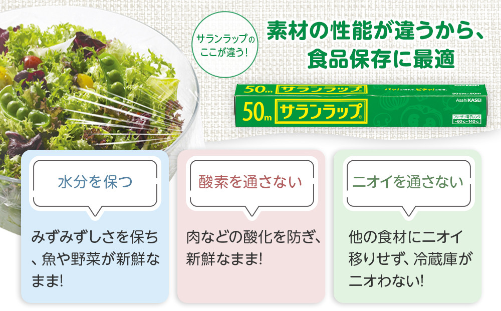 サランラップ 30cm×50m 5本 (旭化成ホームプロダクツ)