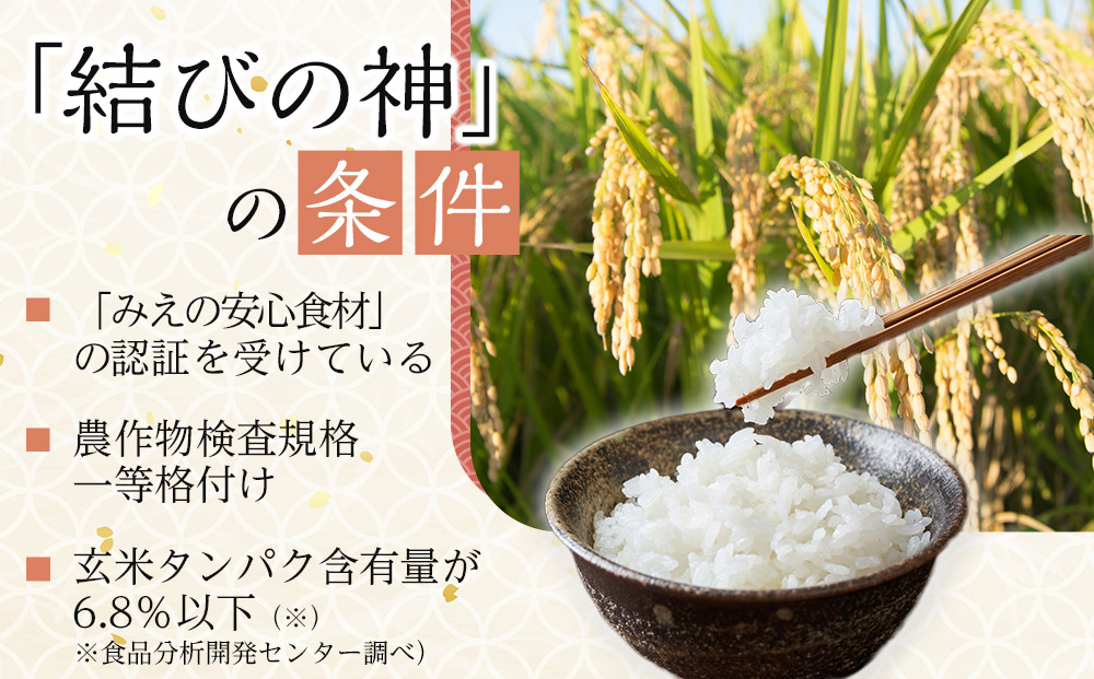 【先行予約】R7年産 白米 結びの神　5kg　三重県オリジナル品種