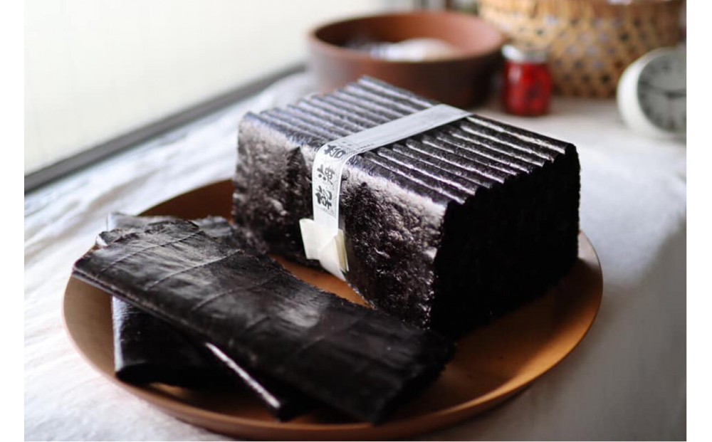 『あの味が忘れられない』と全国から /子どもたちに大人気!炙って食べる香ばしい海苔「やだのり」80枚