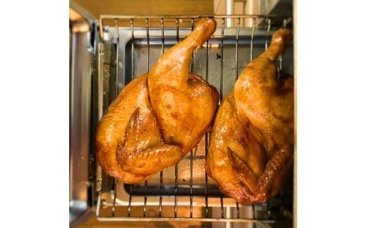 ★クリスマス限定★【12月中旬にお届け】スペアリブスモーク約650g×1個 ＋ 半丸チキンスモーク約400g×2個