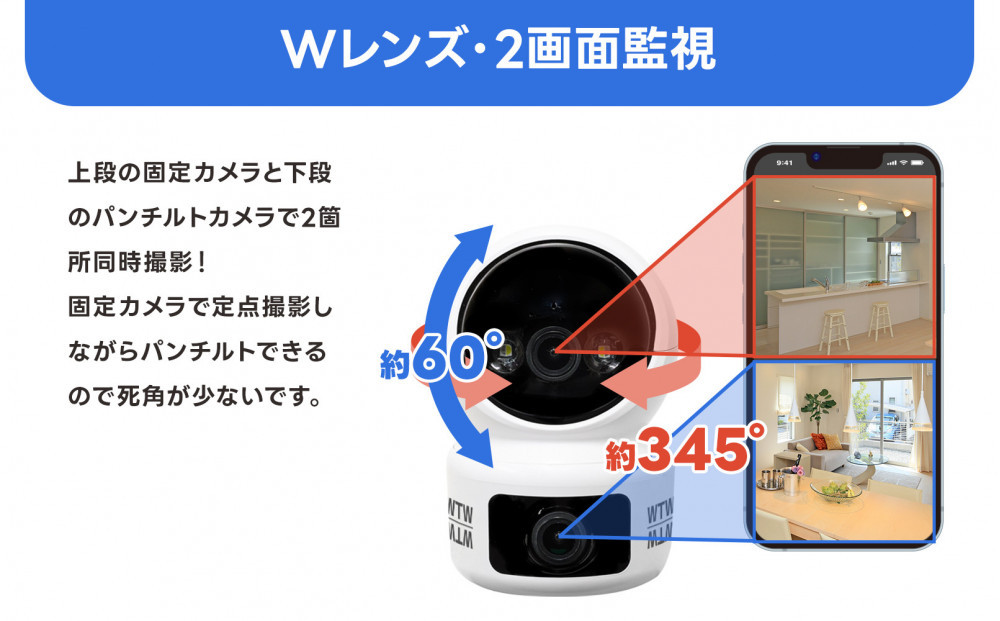 見守りペットカメラ 監視・防犯カメラ みてるちゃんシリーズ NEKO-H 128GBMicroSD付