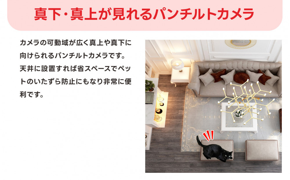 見守りペットカメラ 防犯カメラ ワイヤレス みてるちゃんNEKO245S 128GBMicroSD付