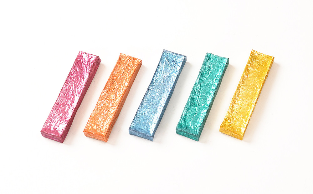 鈴鹿墨 書道用墨「煌の彩5色セット」