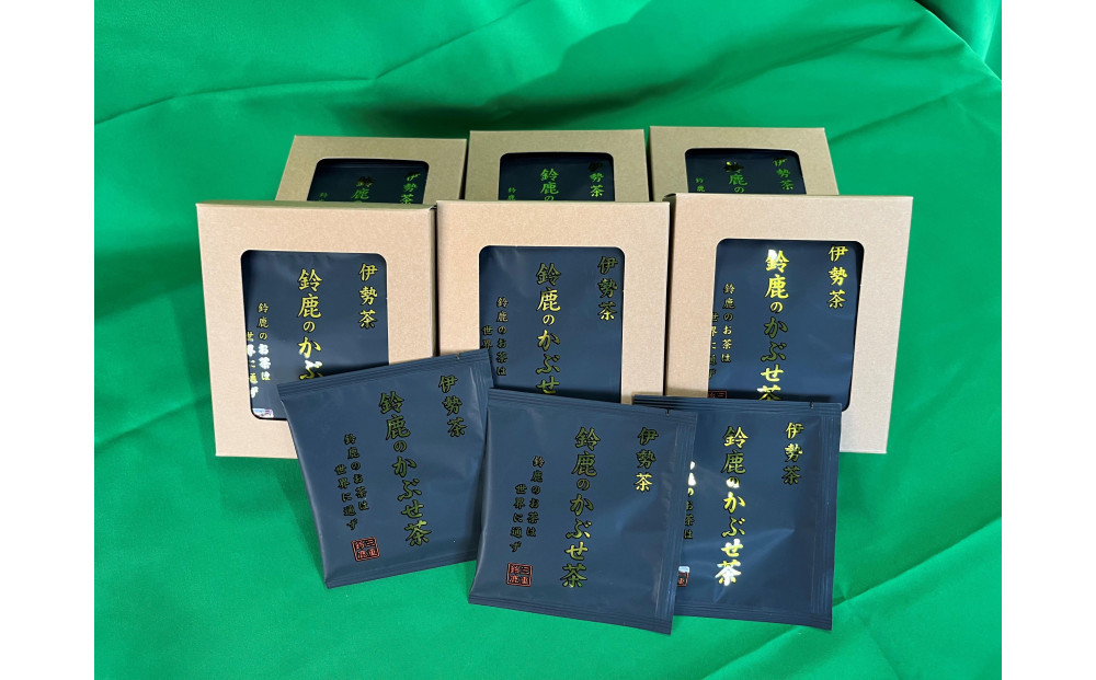 鈴鹿のかぶせ茶テイーバック10袋×6箱入り