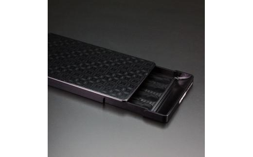 名刺ケース ジュラルミン削り出し ＜七宝＞BLACK