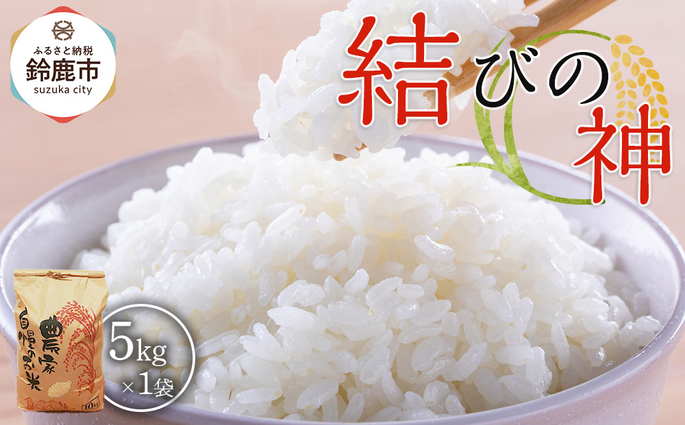 【先行予約】R7年産 白米 結びの神　5kg　三重県オリジナル品種