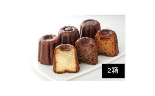 ＜ドミニク・ドゥーセの店＞カヌレコレクション6個入り、2箱