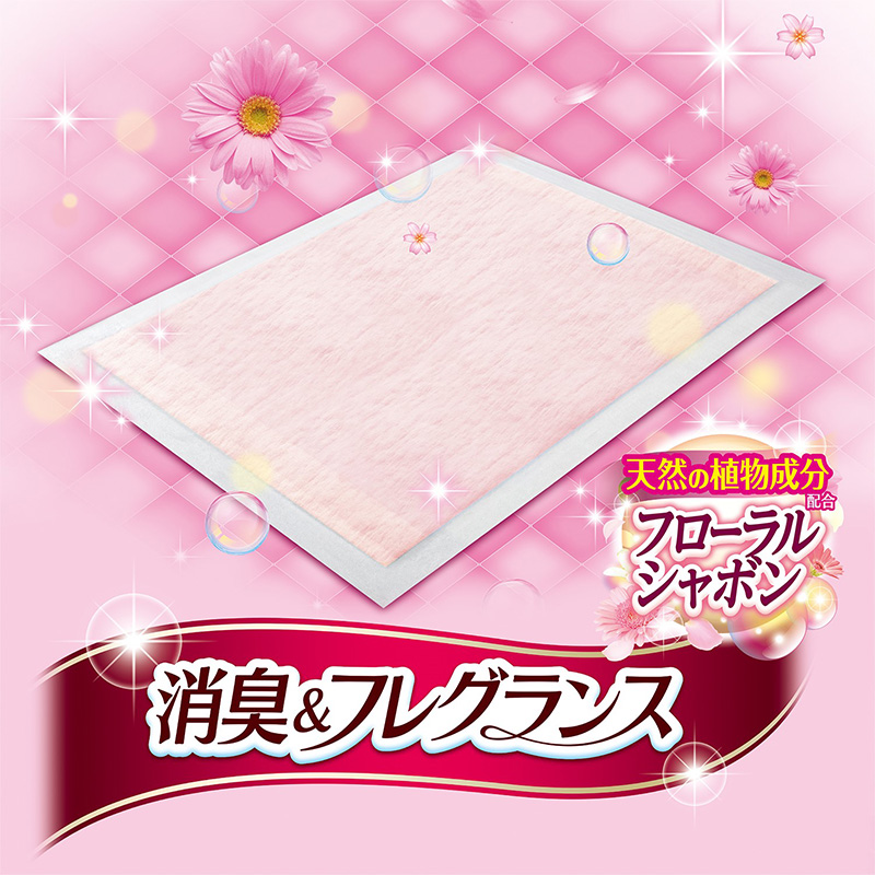 【期間限定】生活応援価格　デオシート 消臭&フレグランス フローラルシャボンの香り レギュラー 120枚×4 ペットシーツ ペットシート トイレ 犬 犬用トイレ ペット 清潔 ユニ・チャーム 愛犬用 ペット用品
