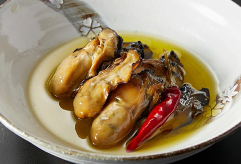 J-52鳥羽産かきの燻製オリーブオイル漬け6瓶セット